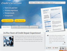 Tablet Screenshot of creditcorrection.com